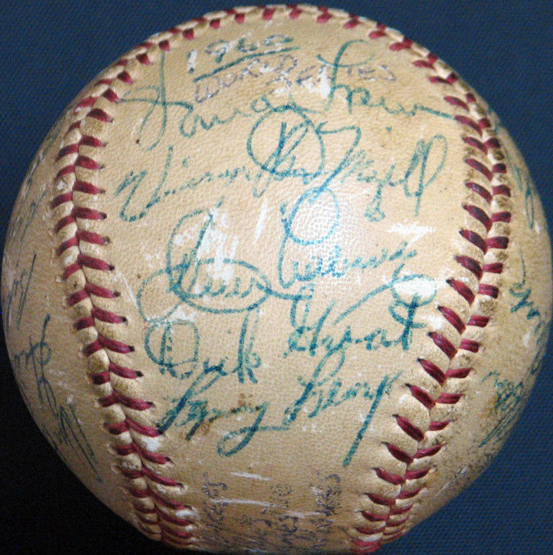 1960 Pittsburgh Pirates World Series Champs Autographed Baseball