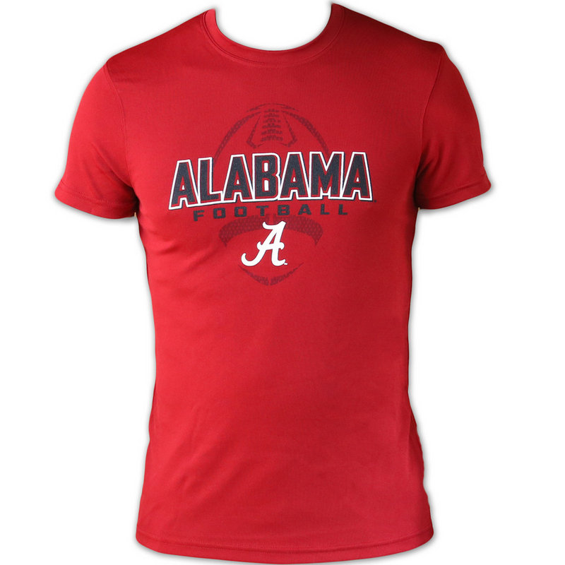 Alabama Crimson Tide Football Mens Performance T Shirt 4724528APC02442408x