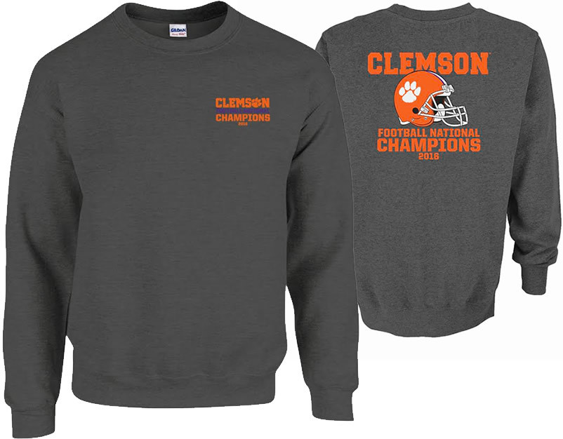 Clemson crewneck clearance