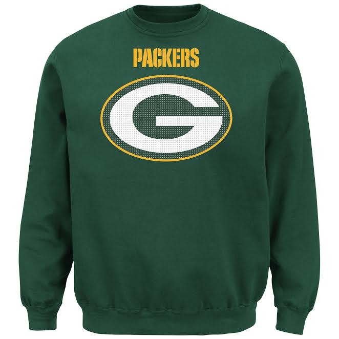 Green Bay Packers Crewneck Sweatshirt Green K90705657T2VZ