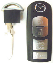 Oem Mazda 4 Button Wazske13d01 Smart Intelligent Prox
