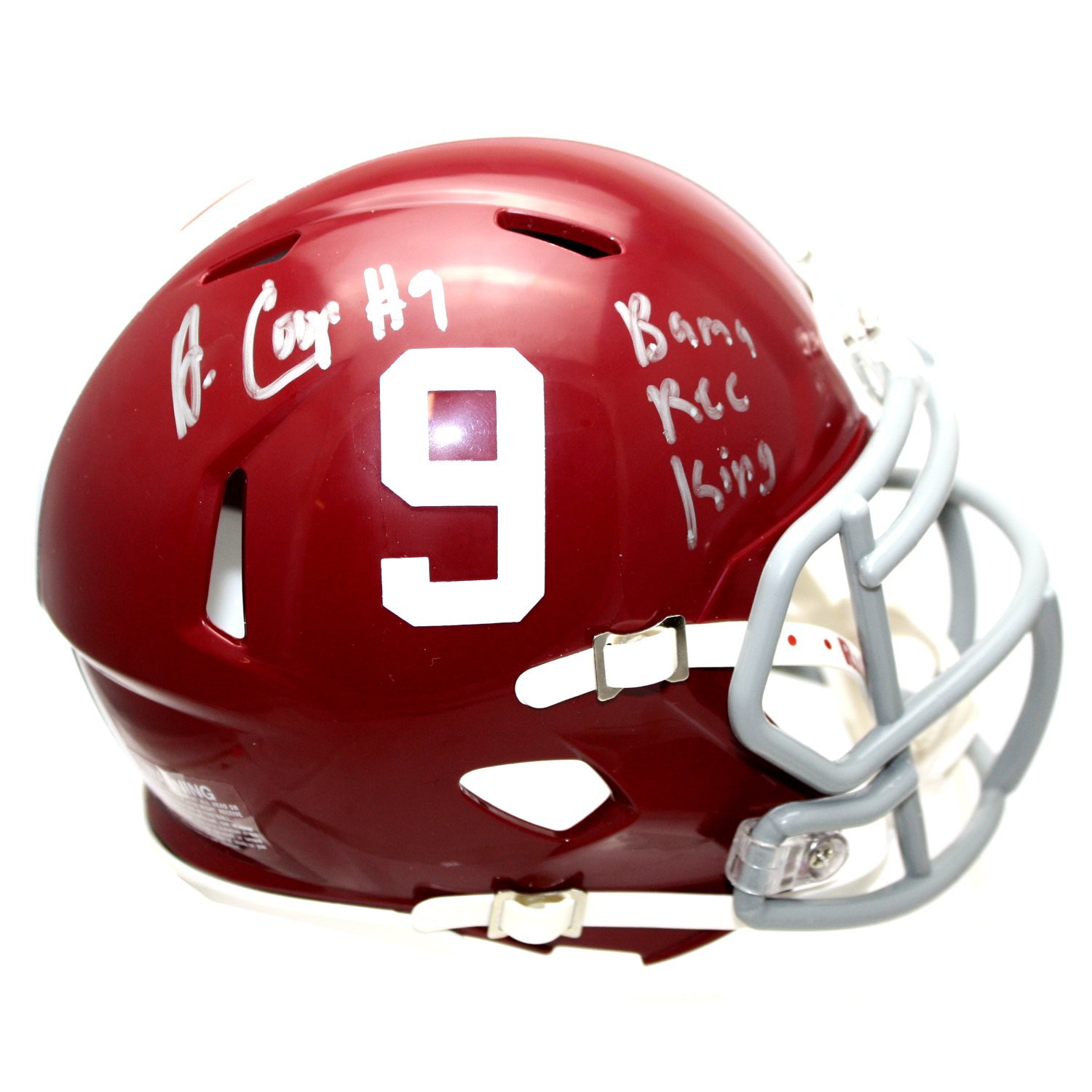 Amari Cooper Autographed Alabama Crimson Tide Mini Helmet with Bama Rec