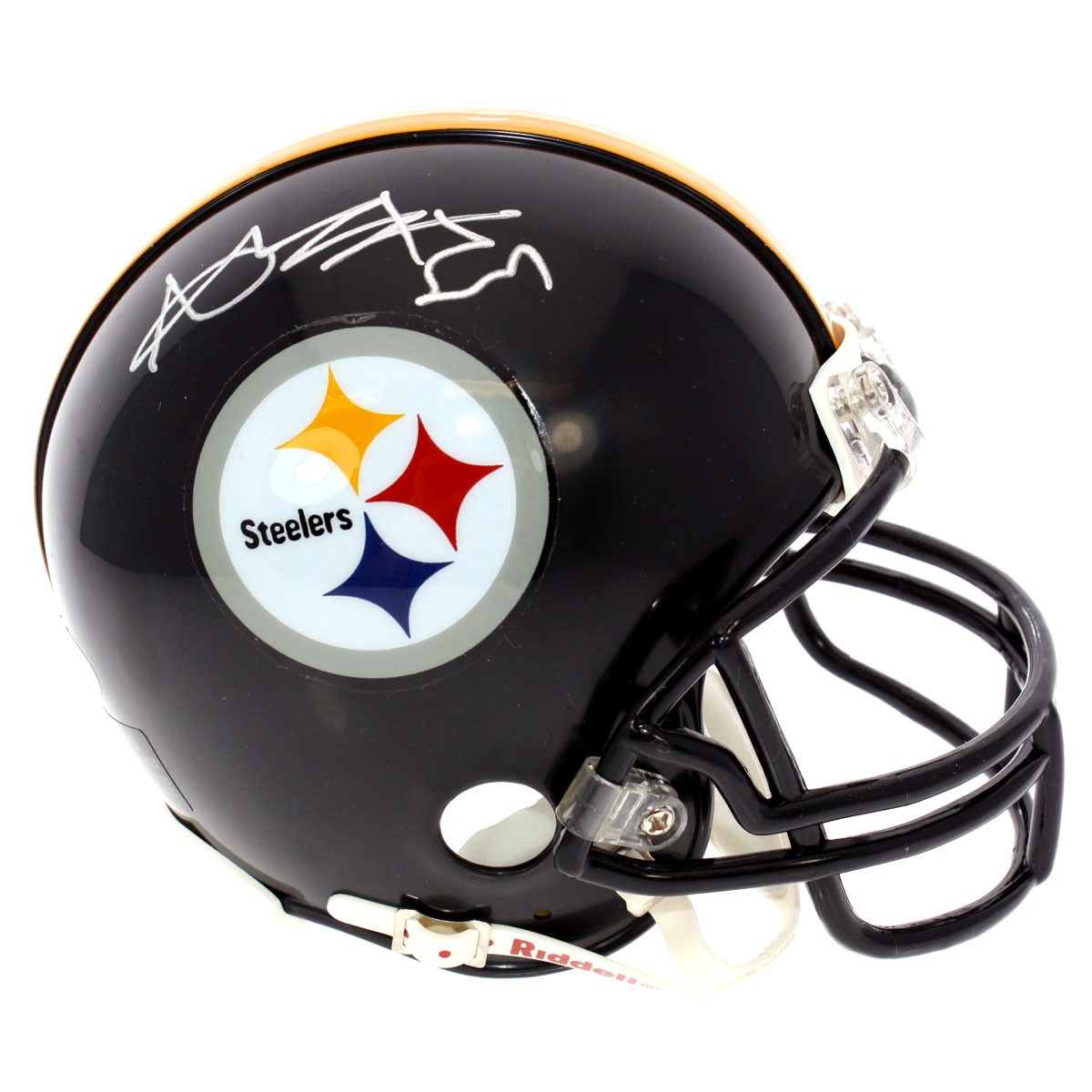 Antonio Brown Pittsburgh Steelers Mini Helmet Autographed ...