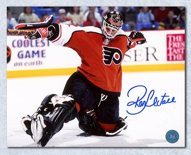 Ron Hextall Philadelphia Flyers Autographed Signed Kick Save Autographed 16x20 Photograph