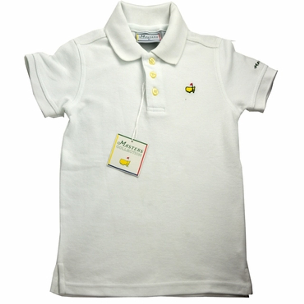 Masters Youth Golf Shirt White