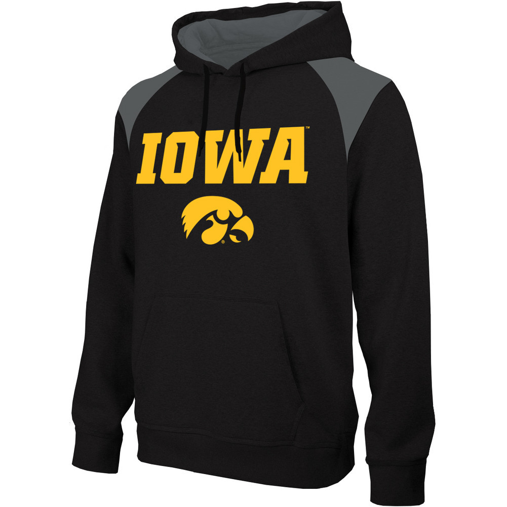 Iowa Hawkeyes Performance Hooded Sweatshirt Black IOW4P697