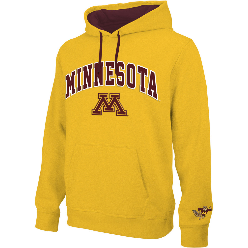Minnesota Golden Gophers Hooded Sweatshirt Captain Gold MIN28354